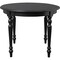 Homeroots 39" Black Solid Wood Round Top Dining Table 569346 - alternate 9