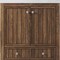Homeroots 30" Brown Wood Freestanding Bathroom Vanity With White Quartz Countertop 714294 - alternate 3