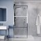Anzzi 34 in. x 78 in. Fixed Frameless Shower Door in Polished Chrome w/ Tsunami Guard Tempered Clear Glass SD-AZFL06002CH - alternate 7