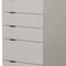 Homeroots 24" Grey Manufactured Wood Five Drawer Chest 473081 - alternate 6