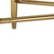 Homeroots 32in White and Gold Wood Accent Cabinet With Two Doors 716314 - alternate 7