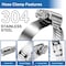 Grizzly Supply Hose Clamp, SAE 24, 304 Stainless Steel, Zinc Screw, 1 to 2 in Clamping Dia, 10PK #24P HC - alternate 8