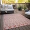 Homeroots 5' X 8' Salmon Beige And Copper Quatrefoil Washable Indoor Outdoor Area Rug 583247 - alternate 7