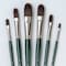 Silver Brush Ruby Satin Long Filbert Brushes, 6-Piece Set RS-2595 - alternate 4