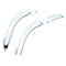 Ventshade Rainguards, Aerodynamic Design, Tape-On, Chrome, Acrylic, Set Of 4 684515 - alternate 3
