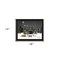 Homeroots Remembering the Night Christmas Manger Black Framed Wall Art 572039 - alternate 4