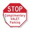Signmission Stop Complimentary Valet Parking, 10 Inch X 10 Inch, Vinyl Decal OC-D-10-297 - alternate 1