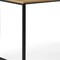 Homeroots 71" Natural and Black Wood and Metal L Shape Writing Desk 543803 - alternate 7