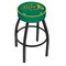 Holland Bar Stool Co 30" North Dakota State Cushion Seat, Blk Wrinkle Base Swivel Bar Stool L8B130NDakSt-G - alternate 1