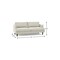 Homeroots 76" Cream Fabric Wood Sofa 640980 - alternate 6