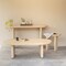 Homeroots 60" Natural Solid Wood Oval Console Table 555318 - alternate 5