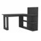 Homeroots 48" Gray L Shape Computer Desk 403797 - alternate 6