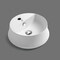 Whitehaus Collection Britannia Round Above Mount Basin with Single Faucet Hole Drill B-SH03 - alternate 4