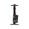 Bell Sports Schrader/Presta Valve 100 PSI Bicycle Floor Pump with Gauge Maroon 7152767 - alternate 9
