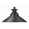 Z-Lite RLM 1-Light Outdoor Wall Light, 12 in W x 7.25 H, Sand Black 5022M-BK - alternate 6