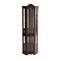 Homeroots Mahogany Scallop Top Lighted Corner Curio Cabinet 401662 - alternate 1