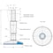 J.W. Winco Leveling Foot 19-120-3/4X10-185-A - alternate 2