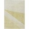 Homeroots 3' X 5' Wheat Gold And Ivory Geometric Washable Indoor Outdoor Area Rug 582500 - alternate 1