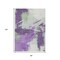 Homeroots 8' X 10' Purple Mint Green And Ivory Abstract Washable Indoor Outdoor Area Rug 618487 - alternate 9