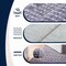 Jonathan Y Leila Moroccan Diamond Trellis Non-Slip Machine-Washable Gray/Ivory 8 ft. x 10 ft. Area Rug CMR101C-8 - alternate 7