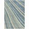 Homeroots 9' X 12' Sky Blue Beige And Tan Striped Washable Indoor Outdoor Area Rug 615011 - alternate 5