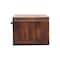 Homeroots 10" Brown Solid Wood One Drawer Nightstand 653815 - alternate 17