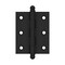 Deltana 2 1/2 in x 2 in Hinge, w/ Ball Tips in Paint Black Pair CH2520U19 - alternate 1