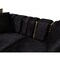 Homeroots Black Velvet Modular Curved Two Piece Sectional With Toss Pillows 643961 - alternate 17