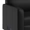Flash Furniture Black Leather Soft Reception Sofa w/Left and Right Side Charging Banks, 2 Outlets, 2USB, 1 USB-C BT-827U-3-BK-GG - alternate 10