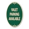 Signmission Valet Parking Available Green & Tan, 12 Inch X 18 Inch Designer, Heavy Gauge Aluminum A-OV-G-1218-9745 - alternate 1