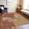Homeroots 10' X 14' Orange And Burnt Orange Abstract Washable Indoor Outdoor Area Rug 609177 - alternate 7