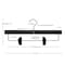 Nahanco 14in Low Gloss White Wooden SlimLine Pant/Skirt Hanger w/ Padded Clips, 50PK SL70114RC50 - alternate 4