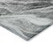 Homeroots 5' X 8' Gray Charcoal And Ivory Abstract Washable Indoor Outdoor Area Rug 582993 - alternate 8