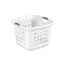 Sterilite Laundry Basket, 1.5 bu Capacity, Plastic, White, 1-Compartment 12178006 - alternate 4