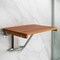 Homeroots 14" X 24" Brown Teak Rectangular Shower Bench 549335 - alternate 5