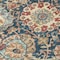 Homeroots 3' X 5' Navy Blue Terra Cotta And Beige Damask Washable Indoor Outdoor Area Rug 603743 - alternate 8