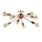 Jonathan Y Copper 30.5" 8-Light Sputnik Metal LED Flush-Mount, Copper JYL7459A - alternate 12