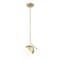 Z-Lite Realm Sphere 1 Light Pendant, Modern Gold/Matte Opal, 8.5 In W x 8.75 In H 7517P7-MGLD - alternate 6