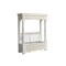 Homeroots 70in White Floral Solid Wood Solid Wood Storage Bench with Flip Top 635822 - alternate 9