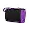 Picnic Time Family Of Brands Blanket Tote Outdoor Picnic Blanket, Purple with Black Flap 820-00-101-000-0 - alternate 6