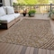 Homeroots 10' X 14' Brown Gold And Ivory Polka Dot Washable Indoor Outdoor Area Rug 599033 - alternate 8