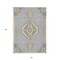Homeroots 8' X 10' Gray Beige And Ivory Oriental Washable Indoor Outdoor Area Rug 598415 - alternate 7