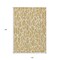 Homeroots 10' X 14' Gold And Ivory Geometric Washable Indoor Outdoor Area Rug 599285 - alternate 8