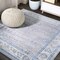 Jonathan Y Modern Persian Vintage Moroccan Traditional Gray/Blue 6 ft Square Area Rug MDP101G-6SQ - alternate 1