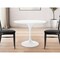 Homeroots 42" White Fiberglass And Metal Dining Table 520860 - alternate 9