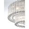 Euf Glasbury, Flush Mount, 9-Light, 24", Polished Nickel, Ribbed Glass 49169-027 - alternate 6