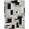 Homeroots 5' X 8' Black Ivory And Beige Geometric Washable Indoor Outdoor Area Rug 613194 - alternate 8