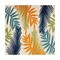 World Rug Gallery Palm Frond Indoor/Outdoor Area Rug 6 ft 6 in x 6 ft 6 in Square Multi 5550MULTI6SQ - alternate 5