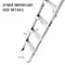 Wrightmaster 7 ft. 8 in. to 10 ft. 3 in., 22.5 in. x 54 in. Insulated Aluminum Attic Ladder 350 lb. Load Capacity ZR-160488 - alternate 9
