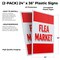 Signmission Flea Market, Plastic Signs Only 24 Inch x 36 Inch, Corrugated Plastic, 2PK CSB-2436-2PACK-Flea Market - alternate 2